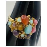 Philippe Cotier Cabochon Secret Ring Watch