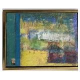 Mary Hardwick 'Springtime Fuji' Encaustic &