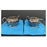 Primrose Plate Birks Silver-Plated Cream and