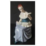 Porcelain figure Royal Dux Bohemia handpainted