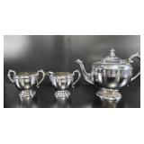 Silverware Products Co. 3-Piece Tea Service