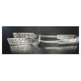 Victorian Silver-Plated Asparagus Tongs