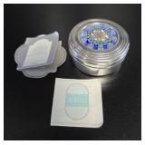 Chinelli Silver-Plated & Murano Glass Trinket Box