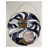 Stained Glass Mystical Wizard Window Suncatcher