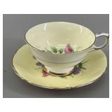 Paragon Floral Bone China Teacup and Saucer