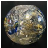 Hand-Blown Art Glass Orb