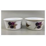 Royal Worcester Evesham 2 Remequins