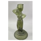 Art Deco Fostoria 'Rebecca at Well' Candlestick