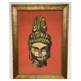 Chinese Batik: Guanyin Sakyamuni Buddha