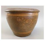 Chinese Martaban Stoneware Dragon Planter