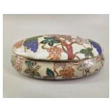Chinese Export Satsuma-Style Crackle Glaze Box