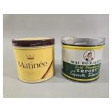 Pair of Vintage Canadian Tobacco Tins