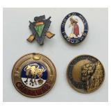 Lot 4 Antique American Curling Pins