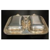 Haig-Howard Silver on Copper Double Entrï¿½e Dish
