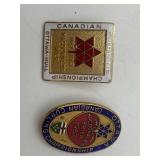 2 1967 Expo 67 MacDonaldï¿½s Brier Curling Pin