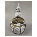 1930's German Orientalist Porcelain Incense Burner