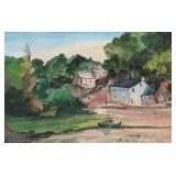 Joe Sentieri Gouache, Cï¿½te des Bruyï¿½res Bretagne,