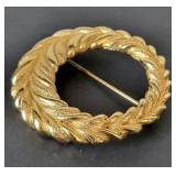 Marcel Boucher brooch metal signed #9710P v