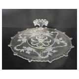 Fostoria 'Chintz' Etched Center-Handle Server
