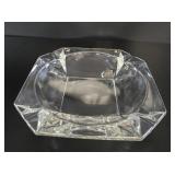 Mid-Century Modern Faceted Crystal Ashtray