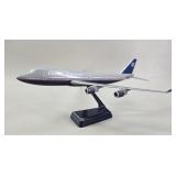 United Airlines Desk Counter Display Plane vtg