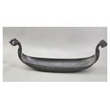 Large MCM ' Meum' Norway Pewter Viking Drakkar