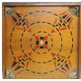 Vtg Double-Sided Carrom & Checkers Game Board