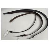 Vintage Designer Belt Trio: Perry Ellis & Swank