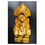 K&B Mexico Aztec Warrior Figural Decanter