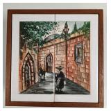 Robert Raizman Jerusalem Tile Ein-Reb Artwork
