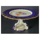 Paragon cake stand porcelain bone china gold