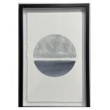 Watercolour, Monochromatic, Signed, Framed