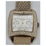 Fiori Vogue Swarovski Crystal Multi-Dial Watch
