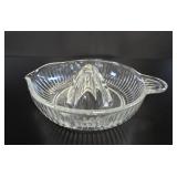 Ribbed Glass Citrus Reamer vtg