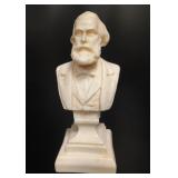 Giuseppe Verdi Alabaster Composite Bust, Italy