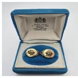 Victorian Gold-Filled Screw-Back Earrings