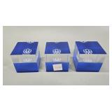 Set of 3 Montreal 1976 Olympic Lucite Cubes