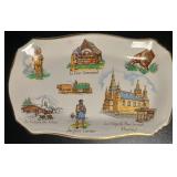 Royal Winton Le Vieux Canada Scalloped Dish 1950s