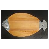 Genin-Trudeau Wooden Fish Serving Board