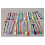 Vintage 1960s-70s Swizzle Stick Collection