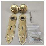 Anitique Brass Door Hardware Set