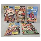 Lot of 5 Classics Illustrated 1940's-50's