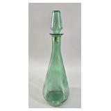 Mid-Century Emerald Glass Decanter