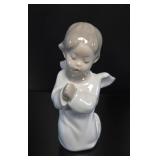 Lladrï¿½ 'Angel Praying' Porcelain Figurine