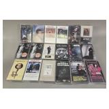 17-Piece Blues, Rock, and Jazz Cassette Tape Lot