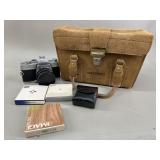 Minolta SRT-100 Film Camera with 50MM F:2 Case