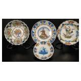 Royal Tichelaar Makkum Hand-Painted Plates
