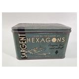 Antique Sargent Dustless Blackboard Crayon Tin