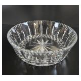 Crystal 'Lismore' Pattern Large Bowl vtg