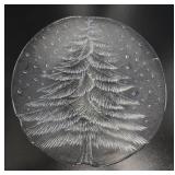 Large Mikasa 'Noel' Crystal Platter